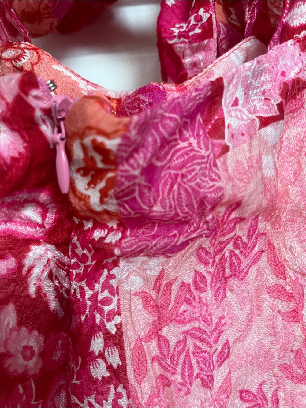 Pink Patterned Romper - Picture 8 of 9